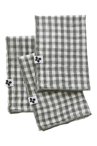 3 serviettes de table Vickie - Kaki