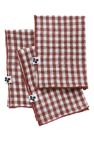 3 serviettes de table Vickie - Terracotta