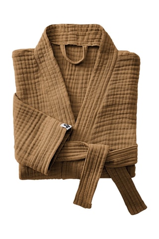 Peignoir mixte Gaïa - Camel