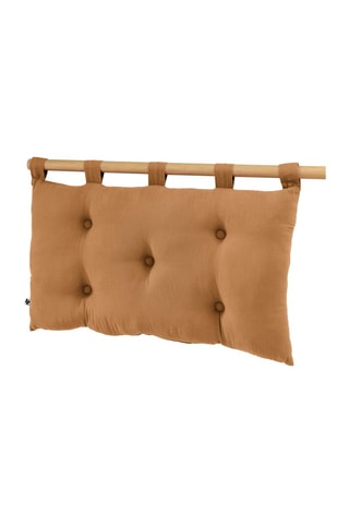 Coussin tête de lit Gaïa Camel - 50 x 80 cm