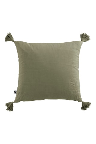 Coussin déhoussable Kaki - 40 x 40 cm