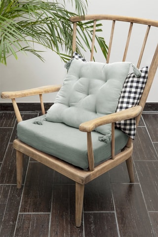Coussin Gaïa - Vert - 40 x 40 cm