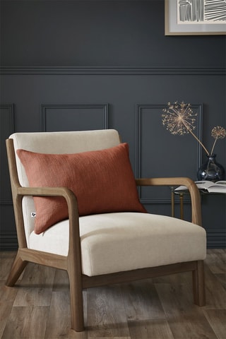 Coussin Sixtine - Rouge brique - 40 x 60 cm