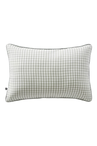 Coussin Vickie - Vert et blanc - 40 x 60 cm