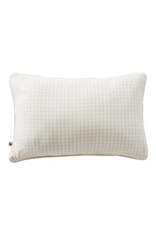 Coussin Vickie - Beige et blanc - 40 x 60 cm