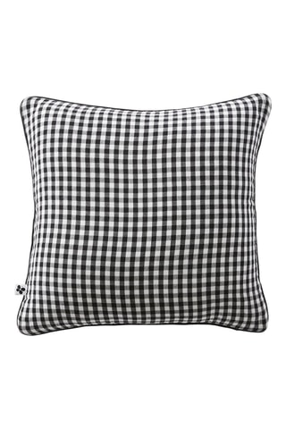 Coussin Vickie - Noir et blanc - 45 x 45 cm