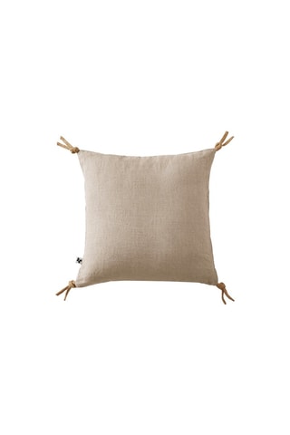 Coussin en lin Soline Sable - 45 x 45 cm
