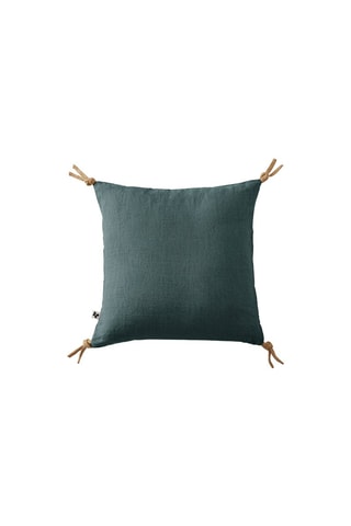 Coussin en lin Soline Ardoise - 45 x 45 cm