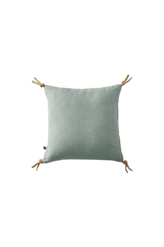 Coussin en lin Soline Eucalyptus - 45 x 45 cm