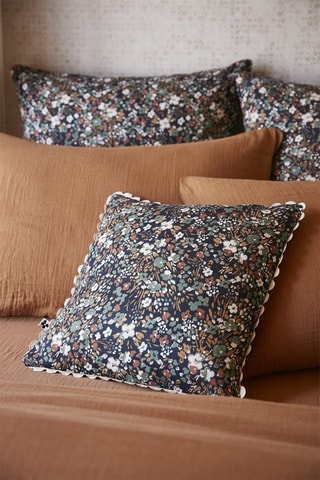 Coussin Bleu marine Capucine - 40 x 40 cm