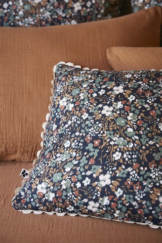 Coussin Bleu marine Capucine - 40 x 40 cm