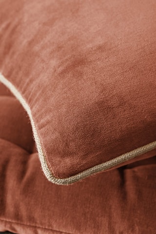 Coussin César Terracotta 45 x 45 cm