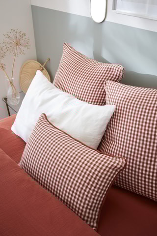 Coussin Vickie - 40 x 60 cm - Terracotta
