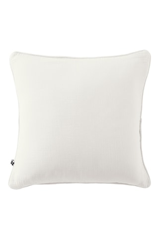 Coussin Gaïa - 45 x 45 cm - Blanc