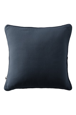 Coussin Gaïa - 45 x 45 cm - Bleu foncé