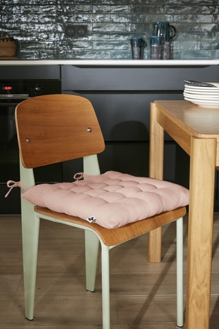Coussin de chaise Gaïa - 40 x 40 cm - Rose clair