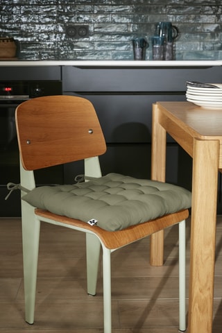 Coussin de chaise Gaïa - 40 x 40 cm - Kaki