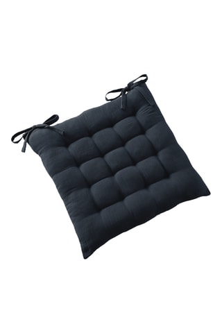 Coussin de chaise Gaïa - 40 x 40 cm - Bleu