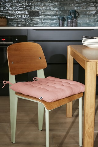 Coussin de chaise Gaïa - 40 x 40 cm - Rose