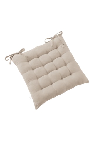 Coussin de chaise Gaïa - 40 x 40 cm - Ecru