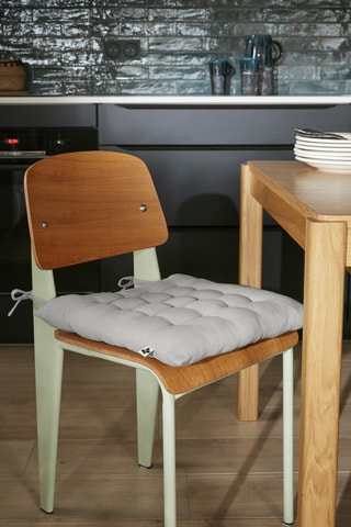 Coussin de chaise Gaïa - 40 x 40 cm - Gris