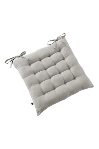 Coussin de chaise Gaïa - 40 x 40 cm - Gris