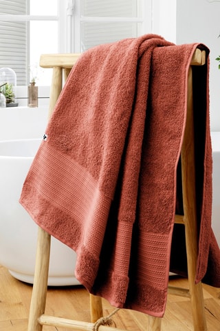 Drap de bain Garance Terracotta - 90 x 150 cm