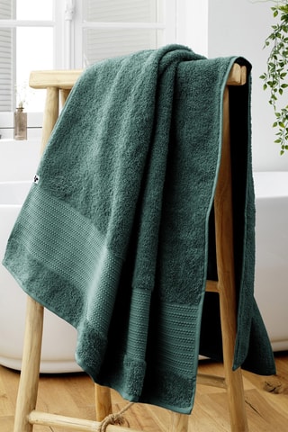 Drap de bain Garance Emeraude - 90 x 150 cm