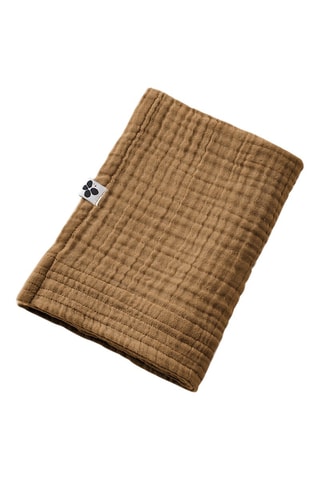 Serviette de toilette Gaïa - Camel - 50 x 90 cm