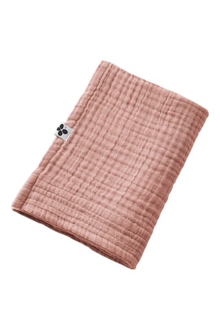 Serviette de toilette Gaïa - Pêche - 50 x 90 cm