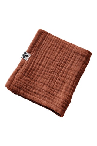 Serviette invité Gaïa - Terracotta - 30 x 50 cm