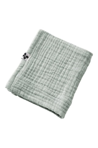 Serviette invité Gaïa 220 g/m² - Vert - 30 x 50 cm