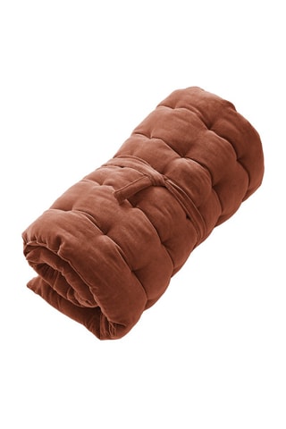 Matelas de sol César Terracotta - 60 x 120 cm