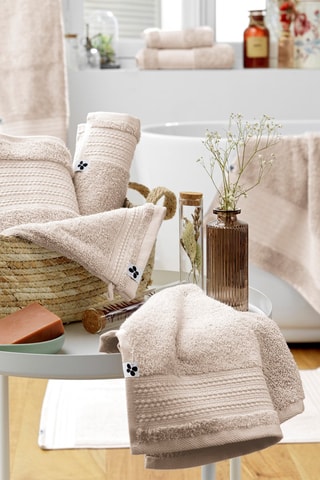 Tapis de bain Garance Taupe - 50 x 70 cm