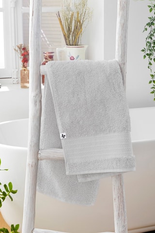 Serviette de toilette Garance Nuage - 50 x 90 cm