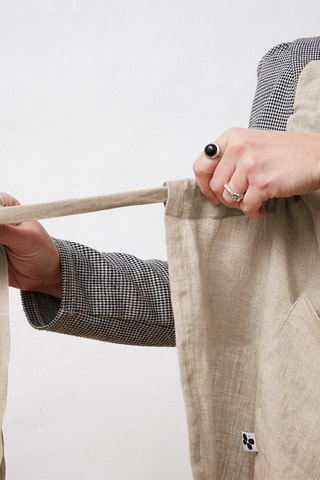 Tablier en lin - Sable