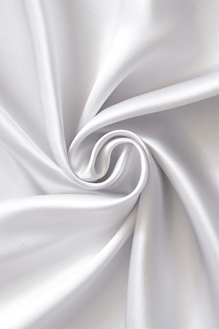 Taie d'oreiller en soie de mûrier Soanne - Blanc