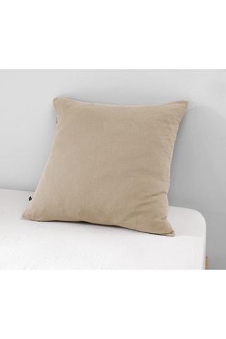 Taie d'oreiller Gaïa - Beige foncé