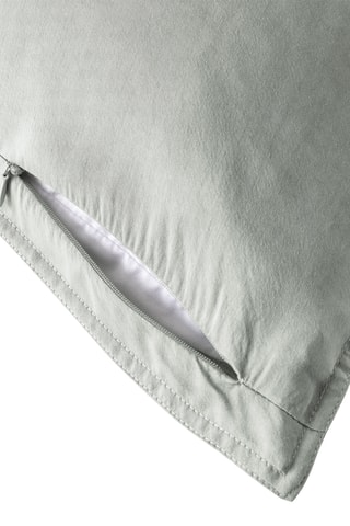 Taie d'oreiller en lyocell 120 fils/m² Lysandre - Vert clair