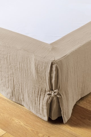 Cache-sommier Gaïa - Beige foncé