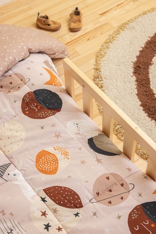 Parure de couette en coton 57 fils/cm² Sky Dream - Rose