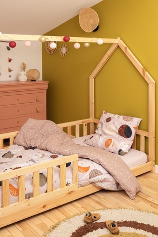Parure de couette en coton 57 fils/cm² Sky Dream - Rose
