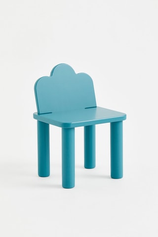 Chaise en pin Creative - Turquoise - 30 x 49,9 x 34 cm
