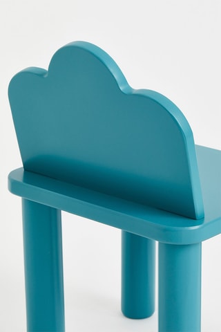 Chaise en pin Creative - Turquoise - 30 x 49,9 x 34 cm