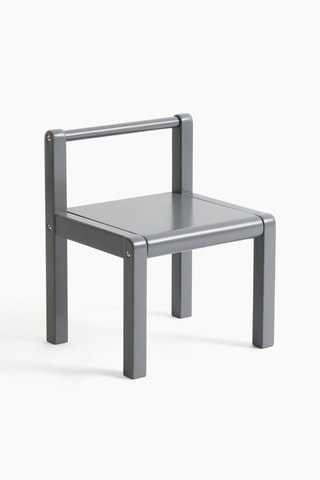 Chaise pour enfant Stina en pin - Gris - 31 x 45 x 36 cm
