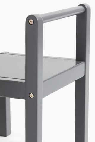 Chaise pour enfant Stina en pin - Gris - 31 x 45 x 36 cm