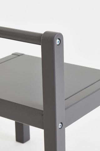 Chaise pour enfant Stina en pin - Gris - 31 x 45 x 36 cm