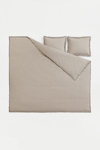 Katoenen Overtrekset Ulrika - Beige