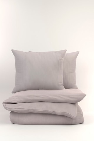 Parure de couette en lin Olivia - Beige