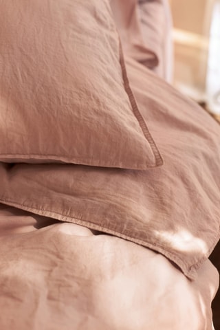 Parure de couette en lin Anna - Beige